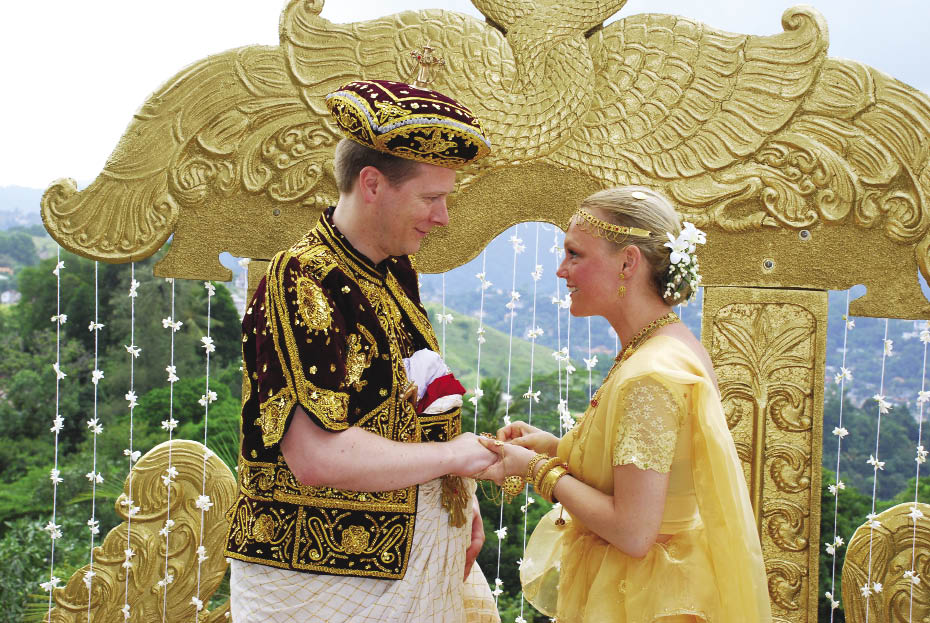 Kandyan heritage wedding